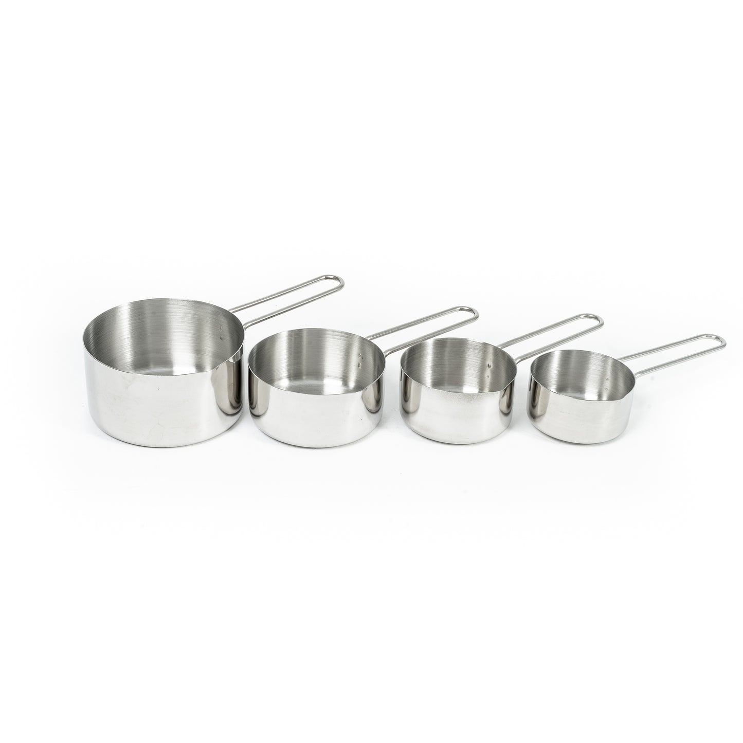 Adcraft DMC-4 Meas Cup, 4-Piece, Stainless Steel