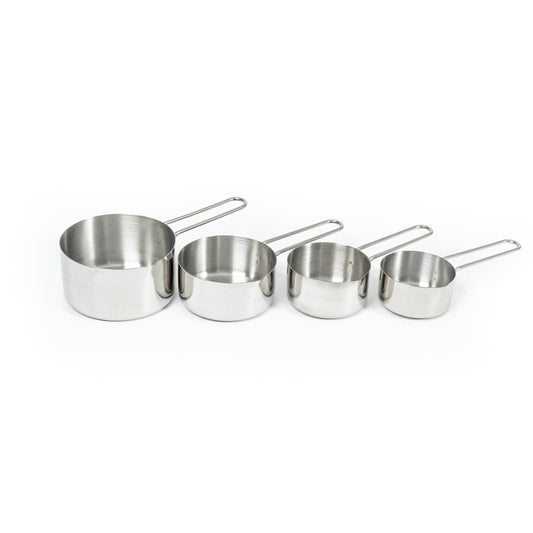 Adcraft DMC-4 Meas Cup, 4-Piece, Stainless Steel