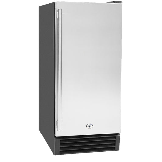 Maxx Ice Compact Indoor Refrigerator, 15"W, 3 cu. ft. Capacity, in Stainless Steel (MCR3U)