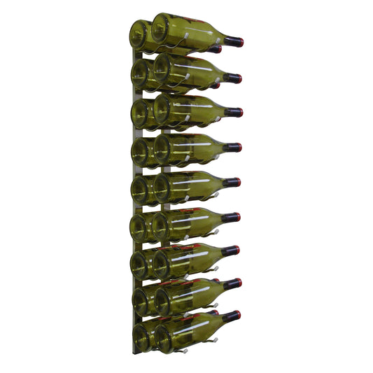 Vinotemp Epicureanist Metal Wine Rack, 18 Bottle Capacity, in Stainless Steel (EP-WIRE2S)