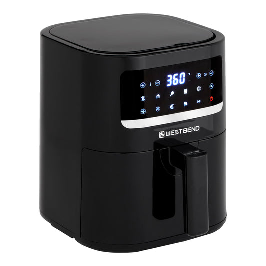 West Bend 5 Qt. Air Fryer with 10 Presets, in Black (AFWB5QBK13)